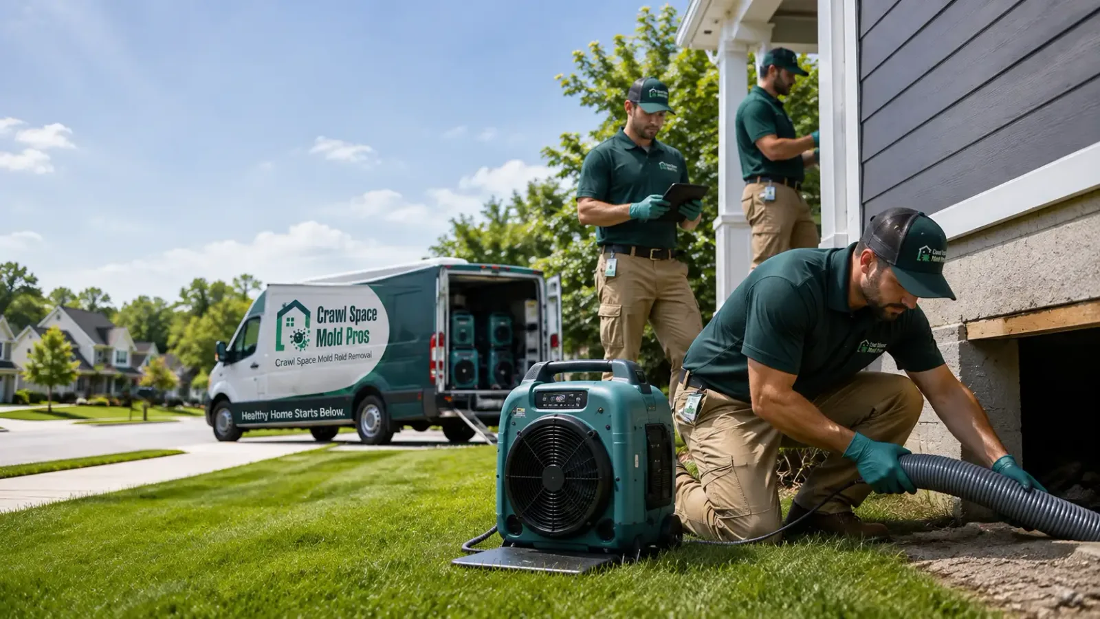 Crawl Space Mold Removal in Champion, MI